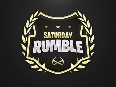 Saturday Rumble Logo design esports fortnite gaming identity illustration letter logo vector