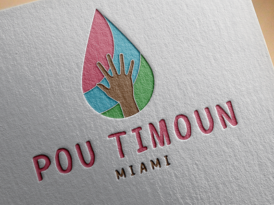 POU TIMOUN MIAMI 3d mockup branding creative design graphic design illustration logo minimal logo unique design