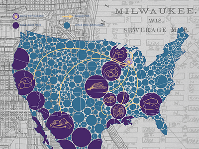 Morselation - Food Map design graphic design illustration