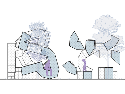 Morselation - Franken Space - 3 architecture design graphic design illustration plans space vector