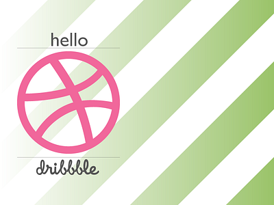 Hello Dribbble debut first