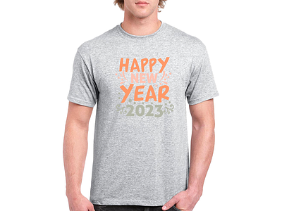 Happy New Year 2023 T-shirt Design branding design graphic design illustration logo svg design t shirt design vector