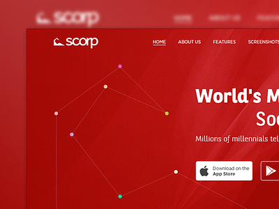 Scorp app page app page design landing page landing page design scorp ui ui design ui ux design ux ux design web design web site design