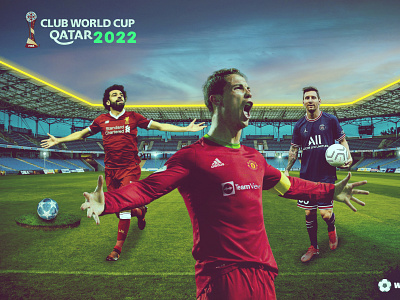 Qatar 2022 World Cup branding design football graphic design photo photoshop poster social media