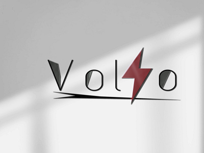 Volto logo branding design electric graphic design illustration logo photoshop vector