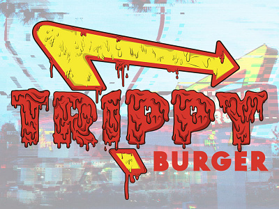 Trippy Burger Logo