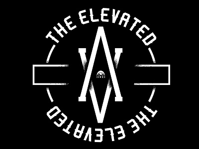 Elevated Logo esoteric geometric gothic illuminati logo monogram stipple streetwear vintage