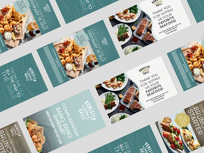 Proposed Bonefish Grill Branding Refresh brand design brand identity branding digitalart identity marketing collateral marketing design print design restaurant seafood