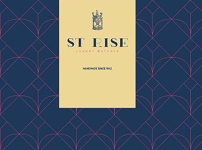 St Rise - A Luxury Brand Study apparel brand design branding geometric identity illustration logo luxury print design