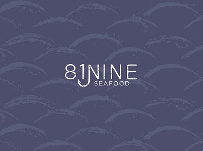 81NINE - An Exploration in Upscale Seafood Branding branding fish food identity illustration logo print design restaurant seafood typography