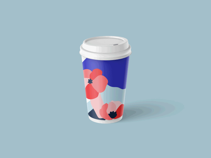 012 Collective animation coffee floral illustration
