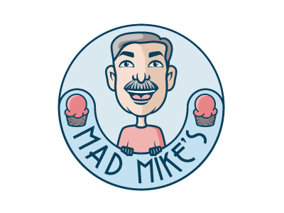 Mad Mike's Logo branding illustration logo