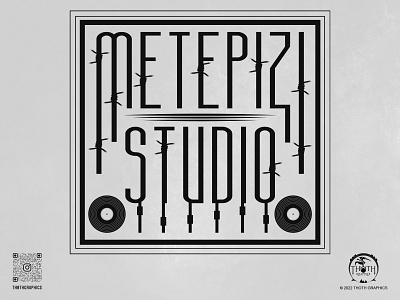 Meterizi Sound Studios | Logo branding custom design flow graphic design hiphop logo mastering mixing music production recording vinyl