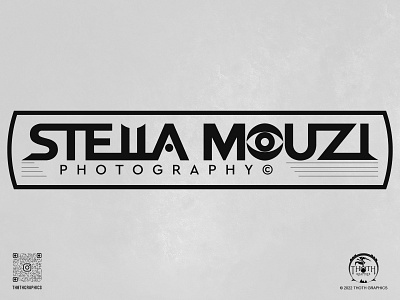 Stella Mouzi Photography | Logo branding custom design graphic design illustration live logo photo photographer photography