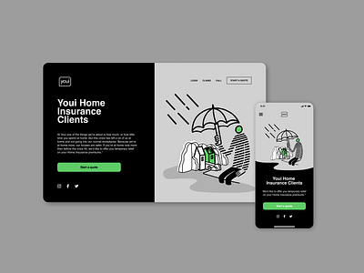 Illustration Series & Landing page for Youi﻿ Insurance