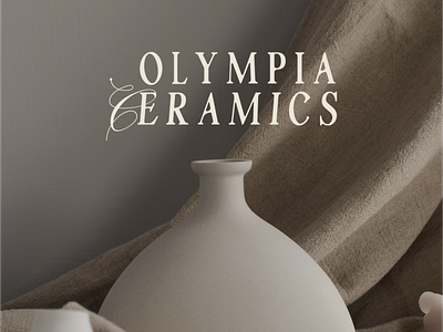 Olympia Ceramics Brand & Packaging Design brand design brand designer brand identity brand identity design branding business card design elegant logo graphic designer logo designer packaging design