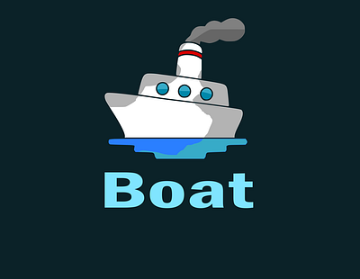 Logo de Boat graphic design logo