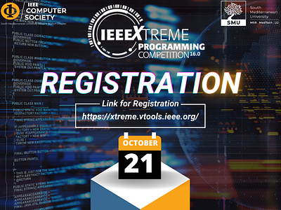 REGISTRATION IEEEXTREME 16.0