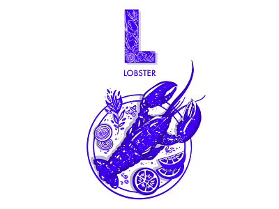 LOBSTER animation branding design design app flat graphic illustration illustration art lobster mobile motion graphics product seafood sketching typogaphy typography vector web design website