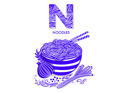 NOODLES animation app design application branding calligraphy design drawing food app icon illustration illustrator logo mobile motion graphics noodles poster art sketching typogaphy typography vector