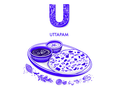 UTTAPAM animation app design branding design food and drink food app food illustration icon illustration logo mobile motion graphics product design typogaphy typography vector web design website