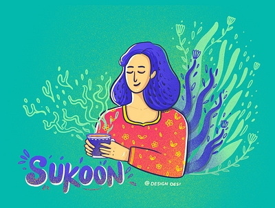 Sukoon adobe illustrator branding coffee design digital illustration flat gif graphic design icon illustration lettering logo mobile motion graphics natural tea typogaphy ui vector visual art