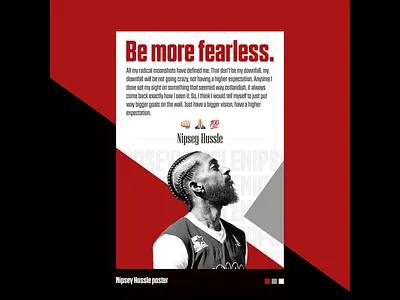 Nipsey Hussle poster design poster ui