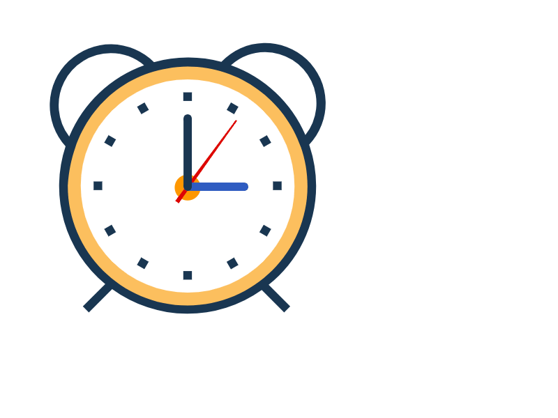 Clock Animation animation css3 svg