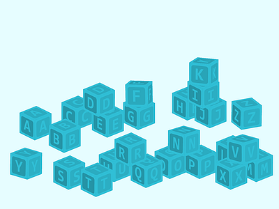 3D cubic letters 3d cubic letters