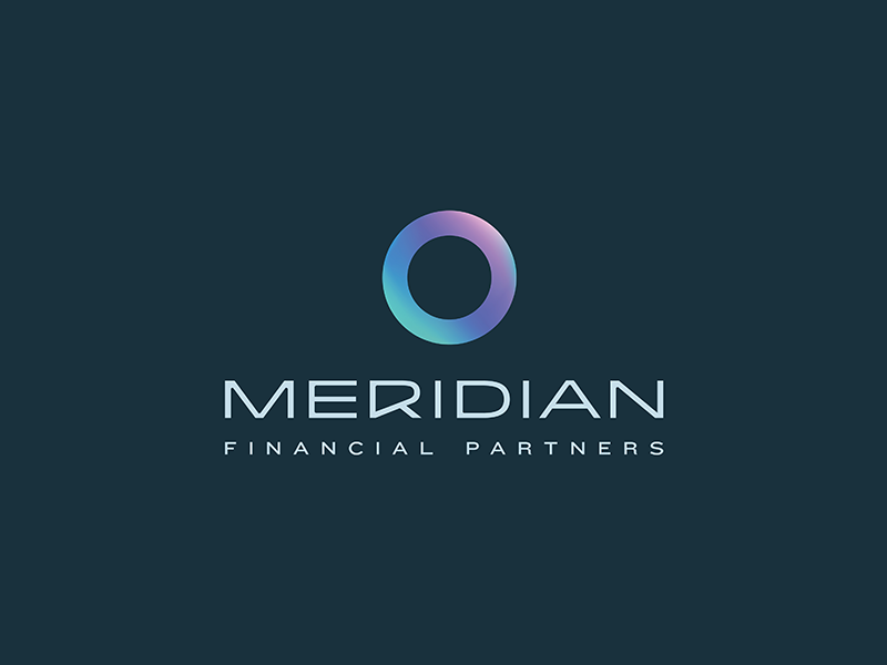 Meridian Financial Partners Logo gradient ring circle modern colorful logo