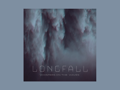 Longfall 'Whispers on the Waves' album art band blue fall mood music waves