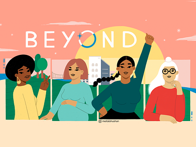 Meta’s International Women’s Day 2022 beyond branding illustration team wid woman women work