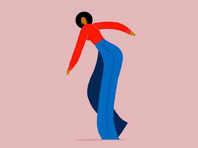 I Coming Out 🕺🏽 Diana Ross dance diana ross illistration procreate swag woman