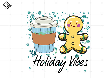 Holiday vibes Christmas Food SVG| PNG, Christmas reindeer