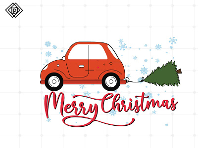 Merry Christmas Truck SVG Files| Christmas Designs