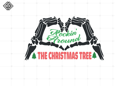 Rockin' around the Christmas Tree SVG let it snow png