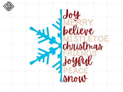 Christmas Snowflake Quotes SVG Cricut, Christmas Png christmas night