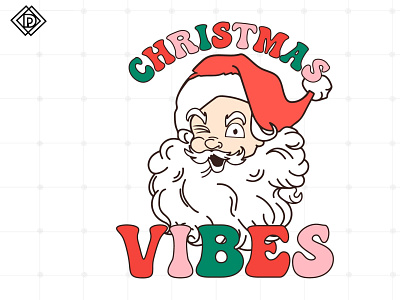 Christmas Vibes Santa Troll SVG Files| Christmas reindeer