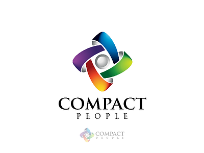 Logo Design - COMPACT accounting businessconsulting colleagues community foundations fullcolor. information interaction loyalty people social teamwork