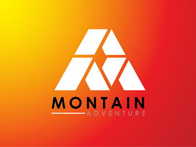 Logo Design - Montain Adventure adventurers amcstudio challengers eco friendly events explorers letter a letter m mountains nature lovers travel vacations