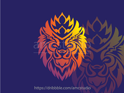 Lion Logo amc studio amcstudio lion