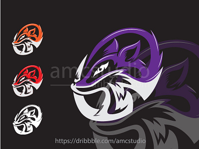 FoxLog amc studio amcstudio fox logo design wildlife