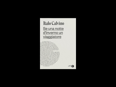 Italo Calvino Book Redesign art direction book cover editorial italo calvino minimal mondadori redesign typography