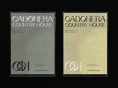 Cadonera pt. 3 brand brand design branding design editorial hotel logo poster print typography