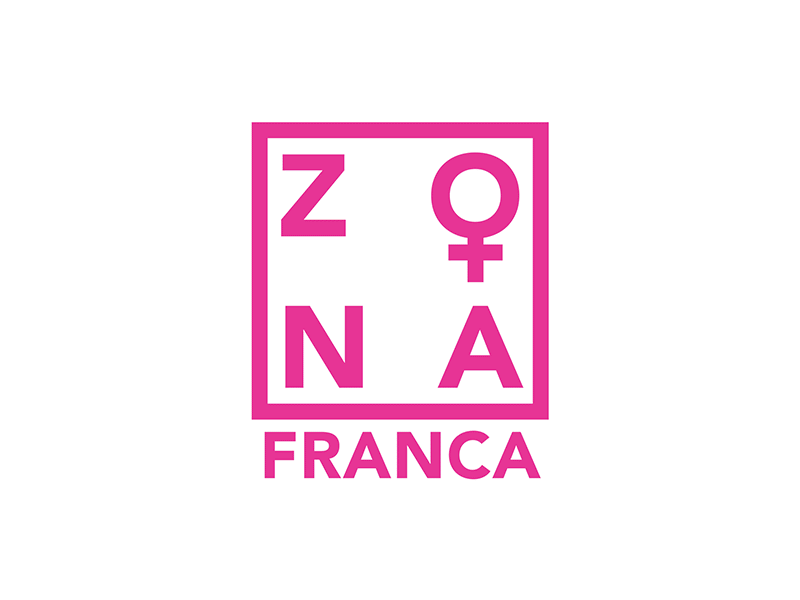 Zona Franca brand brand and identity brand design branding design feminism logo rainbow typography