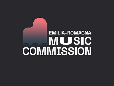 Emilia-Romagna Music Commission branding identity logo