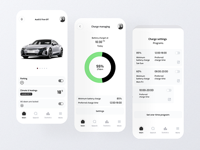 Car Assistant App Concept 3d animation app art branding design flat graphic design icon illustration illustrator logo minimal motion graphics typography ui ux vector web website