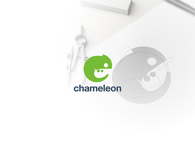 Chameleon 2 chameleon icont logo vector