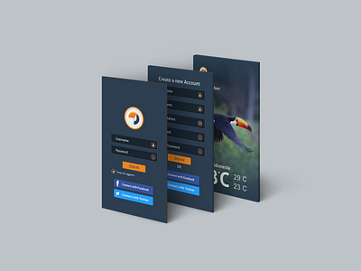 UI Preview android app design illustrations phone ui user ux
