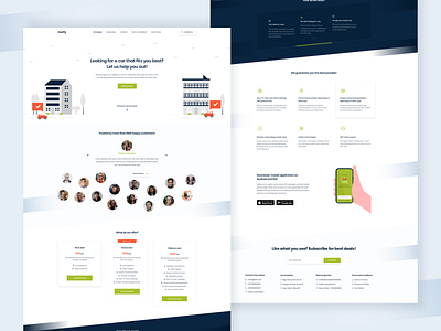 Carify - Find a car that fits you best! branding cars design designs icon illustration landing page logo minimal modern sketch ui ux webdesign website